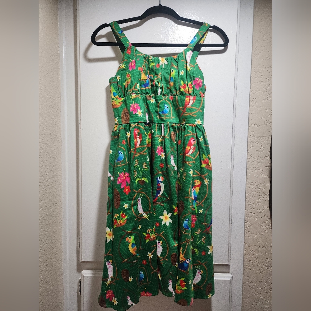 Disney Dress Shoppe Girls XL Dress Tiki Room Rare Exclusive Excellent Condition